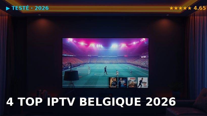 IPTV Belgique : Top 4 services testés juin 2026